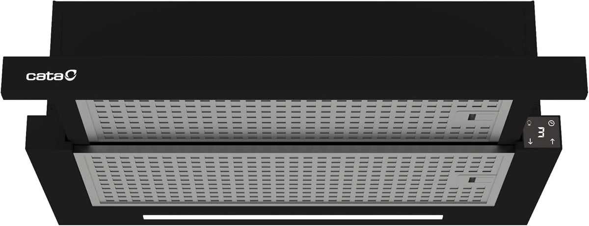 Campana Extractora Telesc¨®pica Cata TFH 6430GBK/B con Display Digital y Motor Silencioso LED