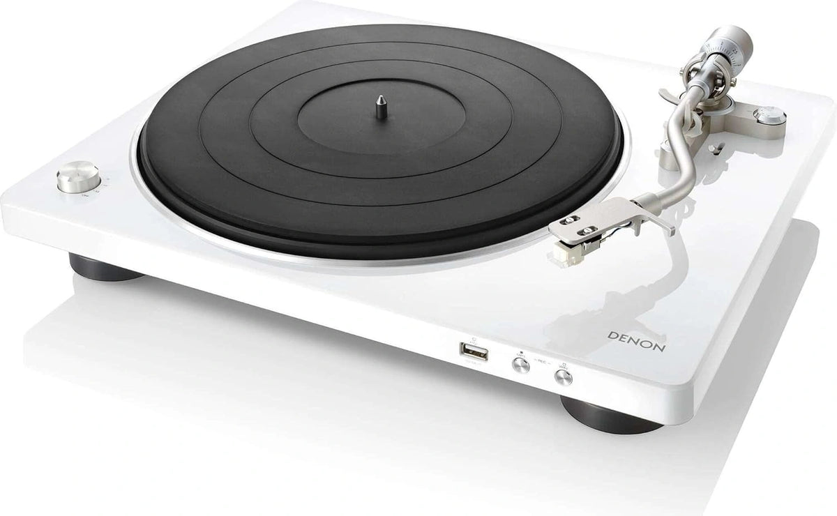 Denon DP450USB - Tocadiscos con USB, Transmisi¨®n por Correa y Preamplificador Integrado, Negro