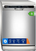 Balay - Lavavajillas independiente, 14 cubiertos, funci¨®n Pausa y Carga, Motor silencioso, Conectividad Home Connect, Acero inoxidable antihuellas, Modelo 3VS6361IP