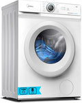 Lavadora Midea Carga Frontal 8kg, 1400 rpm, 15 Programas, Vapor, Modo Eco, Ultra Slim