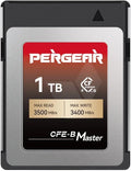 Tarjeta CFexpress Tipo B 1TB Pergear, Lectura 3500MB/s, Escritura 3400MB/s, Ideal para Video RAW 8K