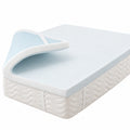 Colchón Topper ViscoGel 150x190 cm, Grosor 5 cm, Hecho en España, Refrescante y Confortable, Funda Desenfundable y Lavable, Doble Cara para Verano e Invierno