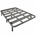 Base de Cama Reforzada de Láminas Anchas 150x190 cm, Anti-Ruido, con Patas Ajustables