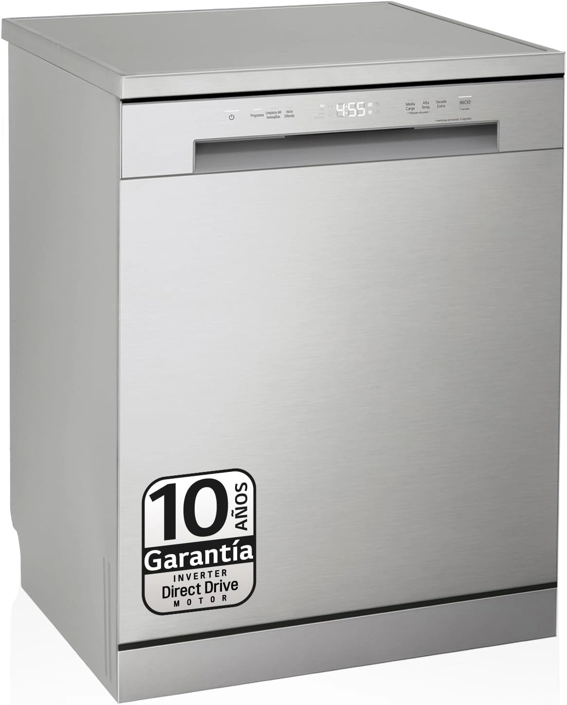 Lavavajillas LG 60cm 14L QuadWash Direct Drive Inox