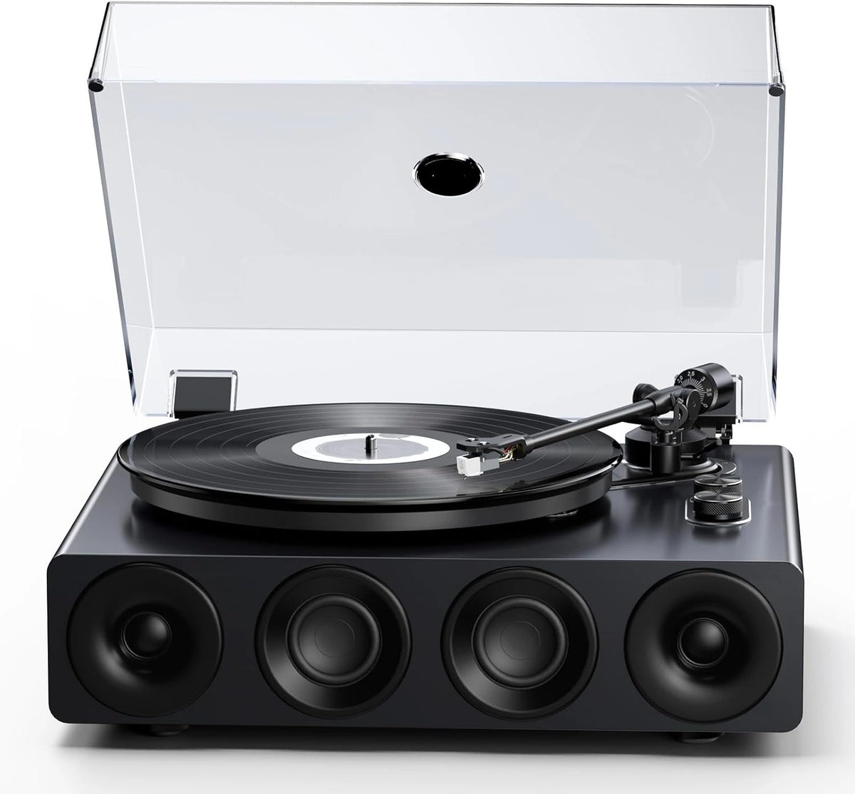 Tocadiscos de Vinilo 1 BY ONE Todo en Uno con Altavoces y Preamplificador Integrados