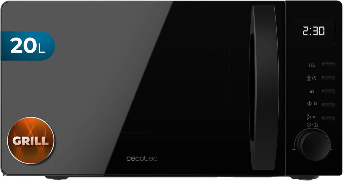 Microondas Cecotec 700W 20L con Grill y 3DWave