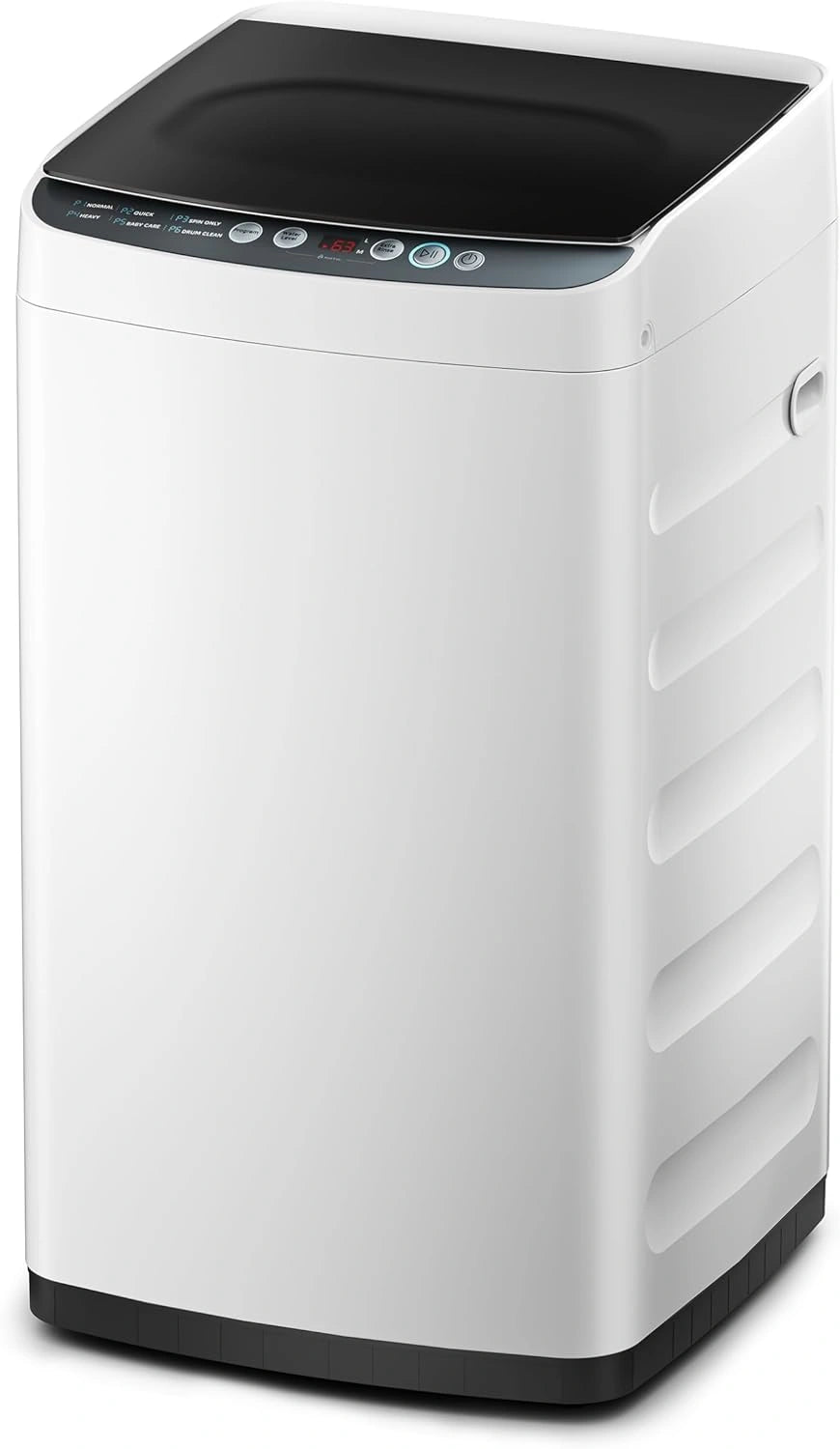 Lavadora Port¨¢til Midea 9kg, 6 Ciclos, Tambor Inoxidable, Pantalla LED, Blanca