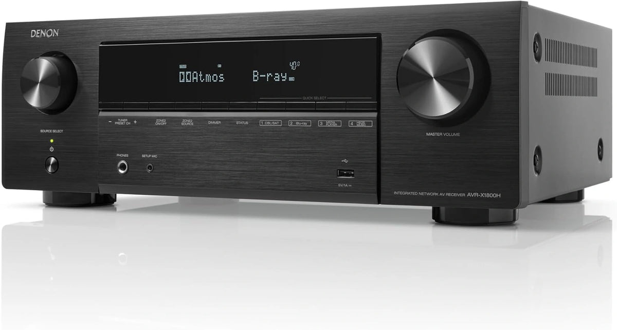 Receptor AV Denon AVR-X1800H con Dolby Atmos y Streaming