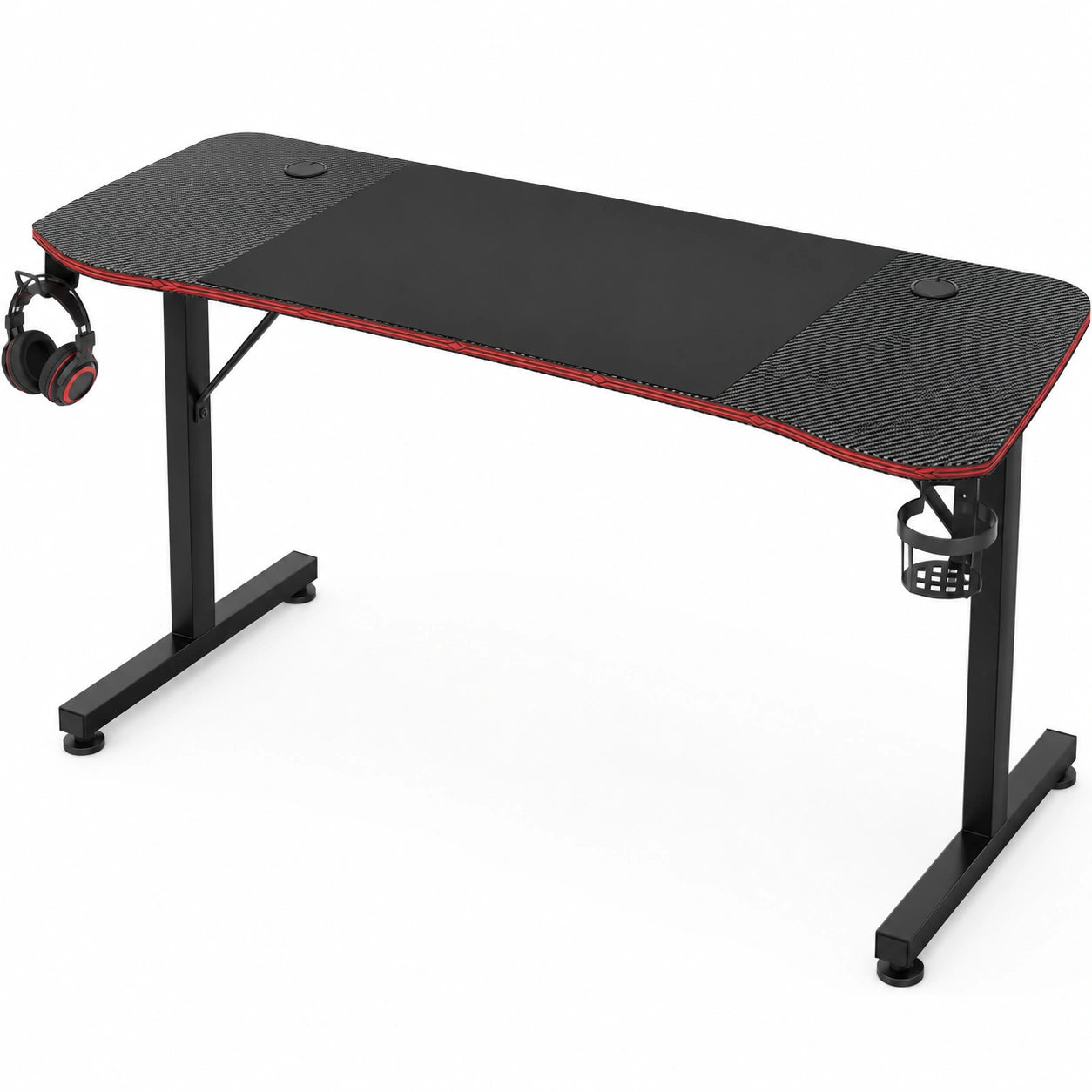 Escritorio Gaming Ergonómico de Fibra de Carbono 180 x 60 cm