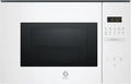 Microondas en vidrio blanco con control f¨¢cil y limpieza Aqualisis