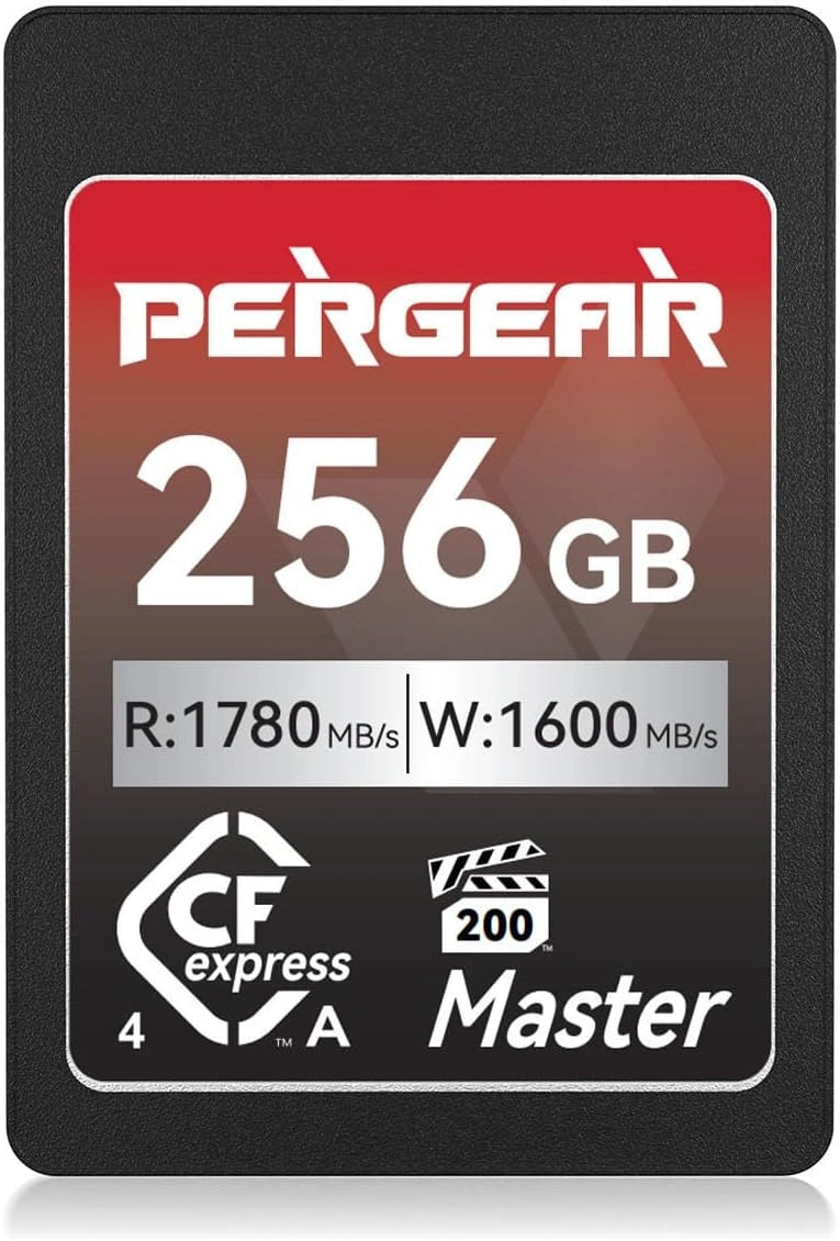 Tarjeta CFexpress Tipo A 256 GB, 1780 MB/s Lectura, 1600 MB/s Escritura, Para 4K y 8K