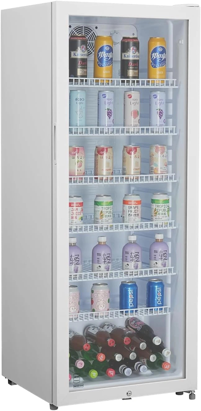 Frigor¨ªfico para Bebidas METRO Professional, Puerta de Cristal, Iluminaci¨®n LED, Espacio de 237L, Blanco
