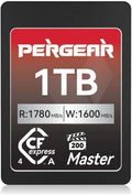 Tarjeta CFexpress Tipo A 1TB Pergear, Lectura 1780MB/s, Escritura 1600MB/s, Ideal para 4K 120P y 8K 30P, Compatible con Sony
