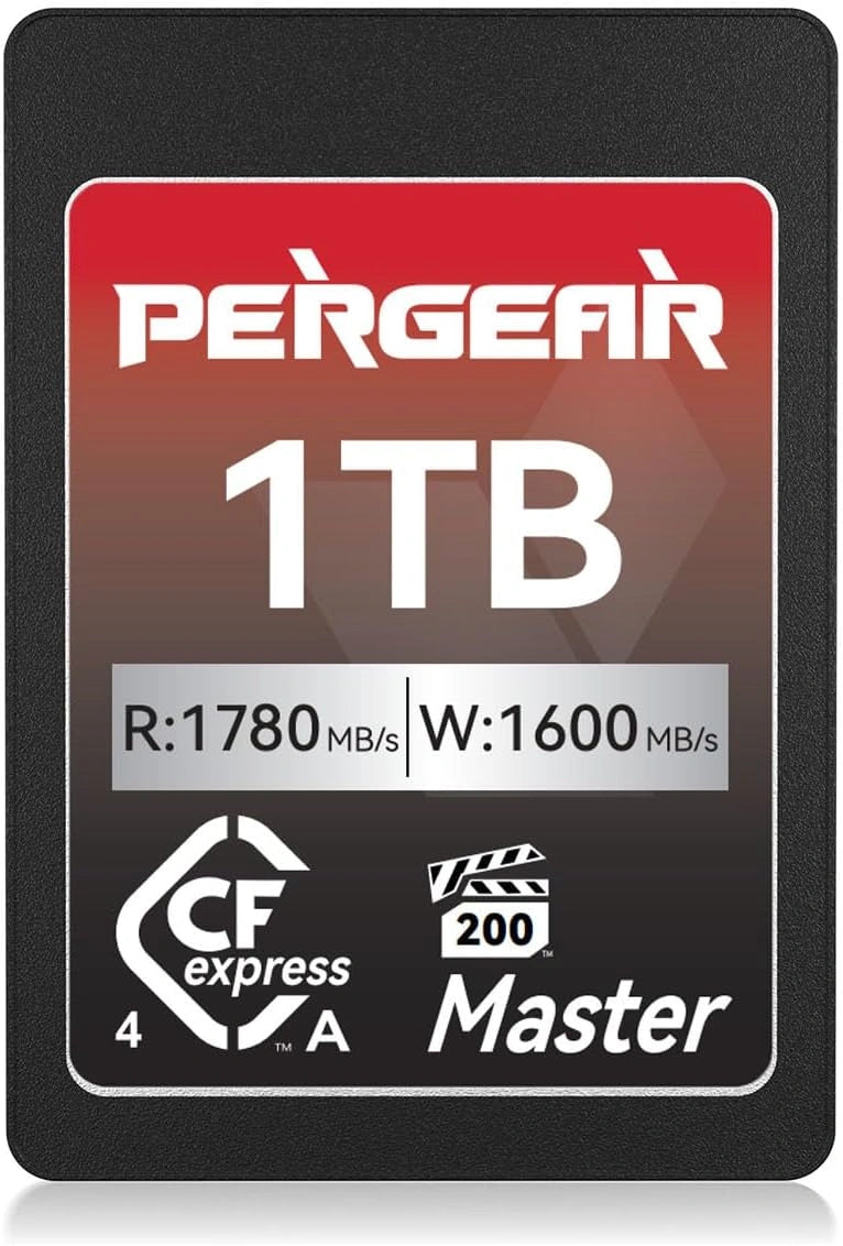 Tarjeta CFexpress Tipo A 1TB Pergear, Lectura 1780MB/s, Escritura 1600MB/s, Ideal para 4K 120P y 8K 30P, Compatible con Sony