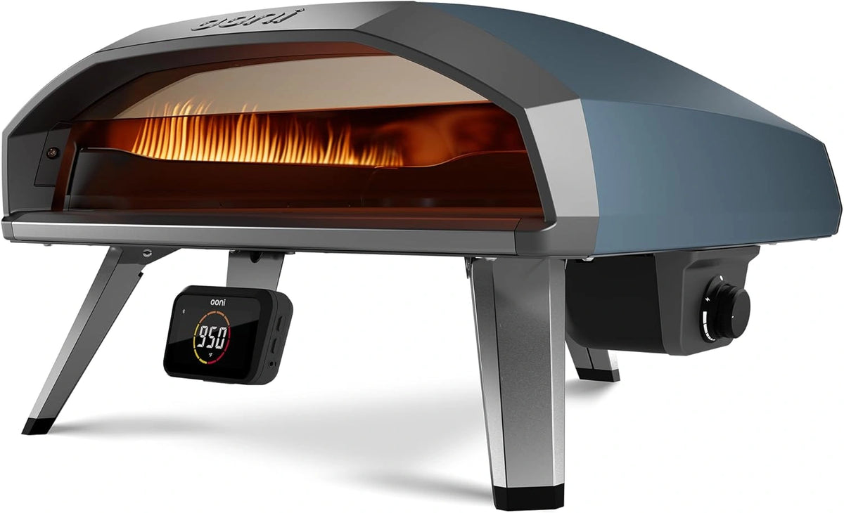 Horno de Gas Ooni Koda 2 Pro 18 para Pizza, Azul Pizarra, Port¨¢til y Compacto, Ideal para Pizzas Napolitanas en 60 Segundos