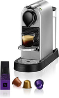 M¨¢quina de Caf¨¦ Krups Nespresso Citiz, 19 Bares, Dise?o Elegante, Tecnolog¨ªa Thermoblock, Ahorro Energ¨¦tico, Incluye Kit de Bienvenida, Color Plata