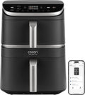 Freidora de Aire Cosori Turbo Smart 10,8L, Antiadherente Cer¨¢mico, Tecnolog¨ªa WiFi, 7 Modos