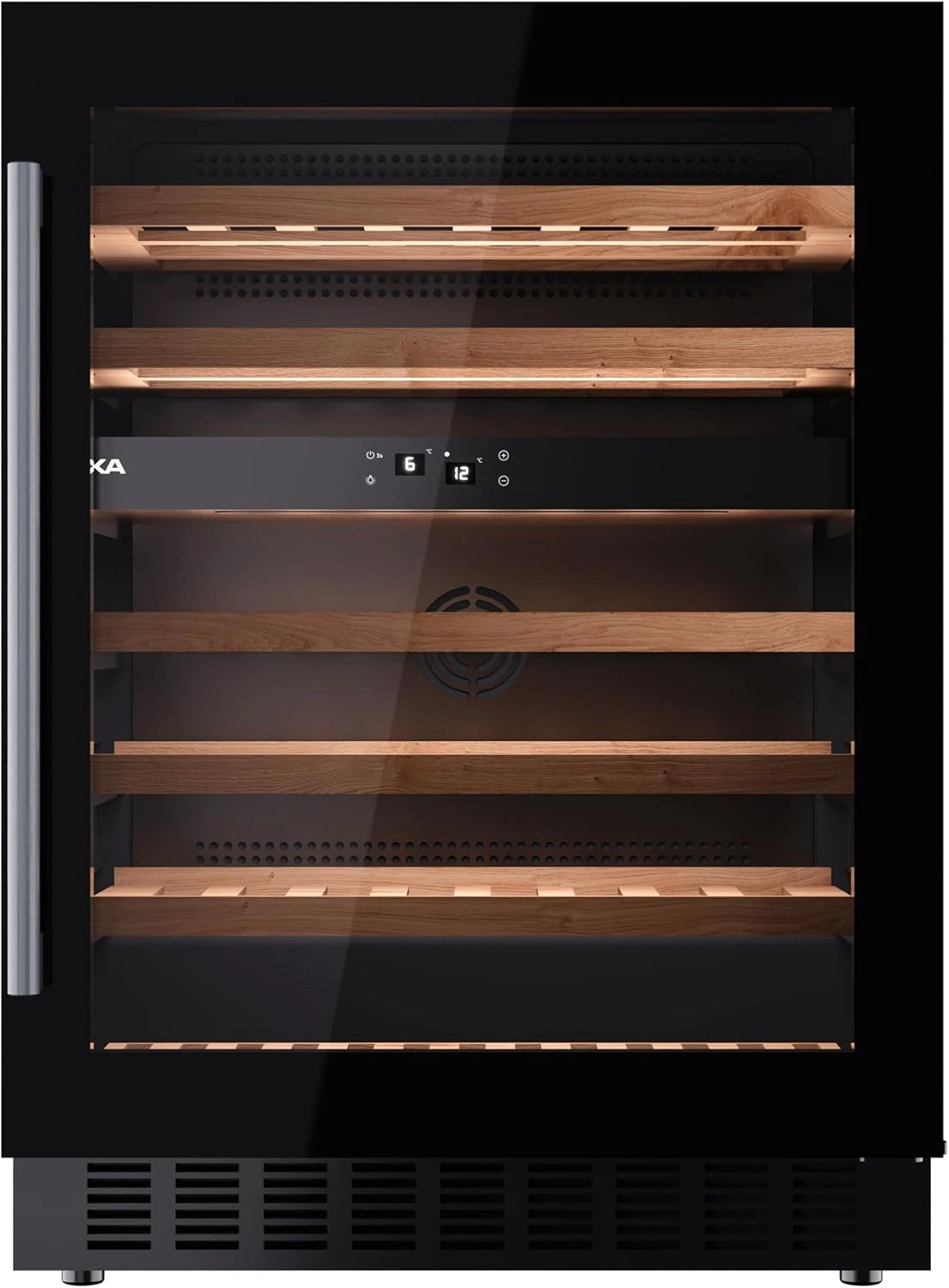 Vinoteca Integrada Teka 46 Botellas, LED, Control de Temperatura Electr¨®nico, 150 L, Puertas Reversibles, RVU 20046 GBK