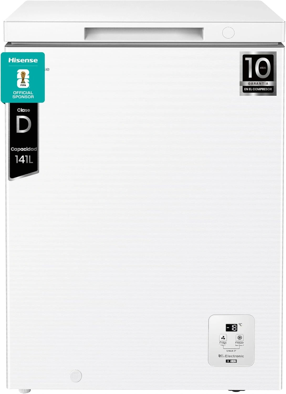 Hisense Arc¨®n Congelador 141L, Convertible, Control Electr¨®nico, Congelaci¨®n 360¡ã, Protecci¨®n Antibacteria