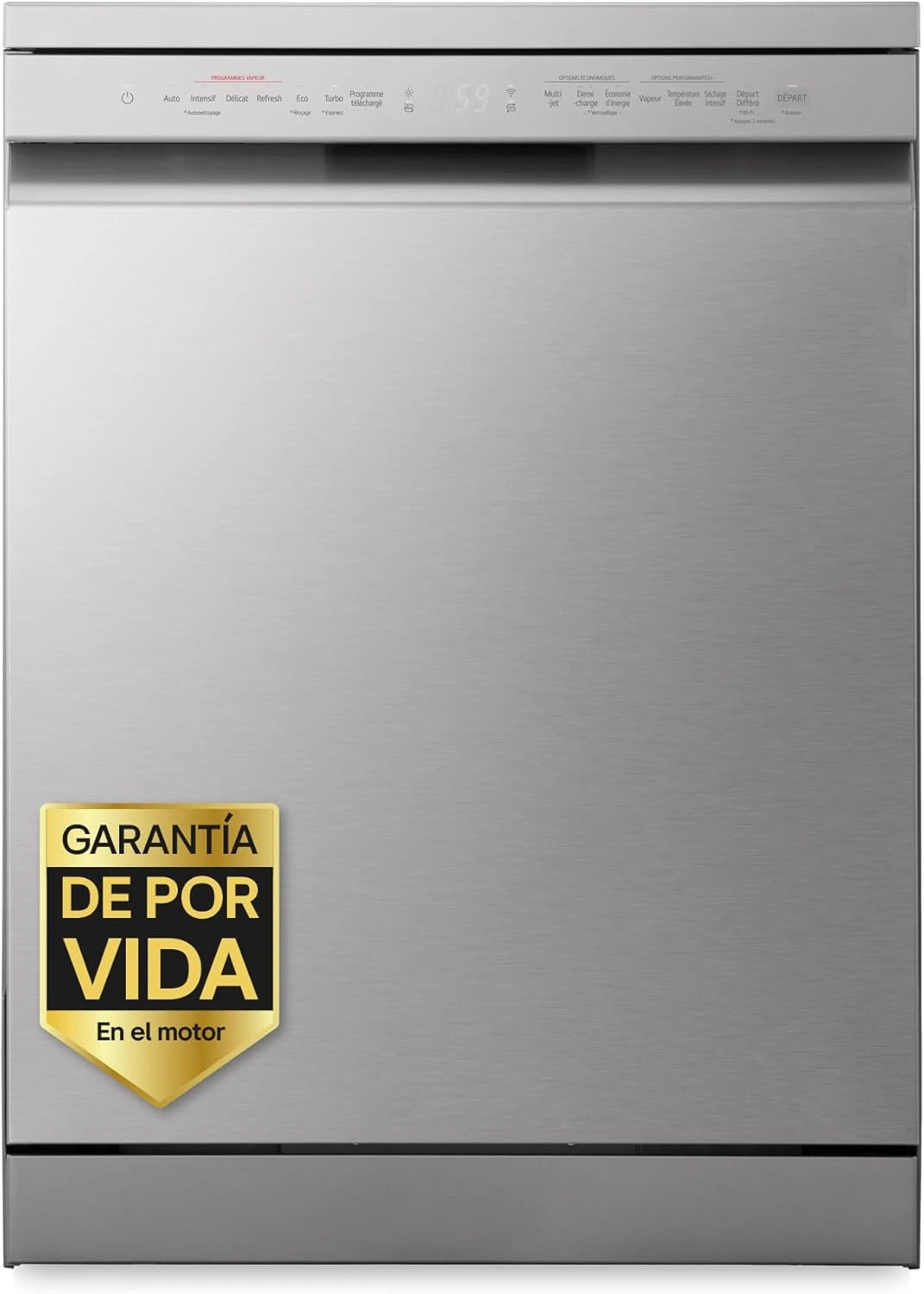 Lavavajillas LG DF243FVS Antihuellas con QuadWash y TrueSteam