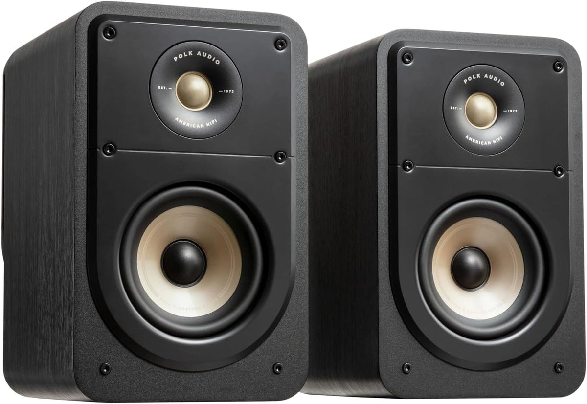 Polk Audio ES15 Altavoces Estanter¨ªa Hi-Fi, Sonido Cine en Casa, Negro