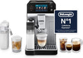 De¡¯Longhi Eletta Ultra - M¨¢quina de Caf¨¦ Autom¨¢tica, Jarra de Leche Autom¨¢tica, M¨¢s de 50 Bebidas, Tecnolog¨ªa Silenciosa, Pantalla T¨¢ctil en Color, Metal