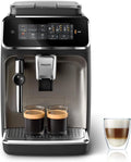 Cafetera Philips Serie 3300, Superautom¨¢tica con Espumador Cl¨¢sico, 5 Variedades de Caf¨¦, Molinillo Cer¨¢mico Silencioso, Pantalla T¨¢ctil, Negro Cromado