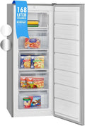 Arc¨®n Congelador Bomann 168L, Puerta Reversible, 4 Estrellas, Acero Inoxidable