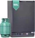 Minibar Trivalente SMETA 60L para Veh¨ªculos y Barcos, Silencioso y Compacto, Negro