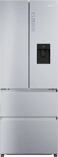 Haier Frigor¨ªfico Puerta Francesa No Frost, Dispensador de Agua, My Zone, 444L, Inverter, Acero Inoxidable