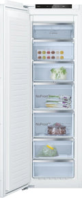 Bosch Congelador Integrable 56 cm, Serie 6, Tecnolog¨ªa NoFrost, Caj¨®n BigBox, Silencio Absoluto, Color Blanco
