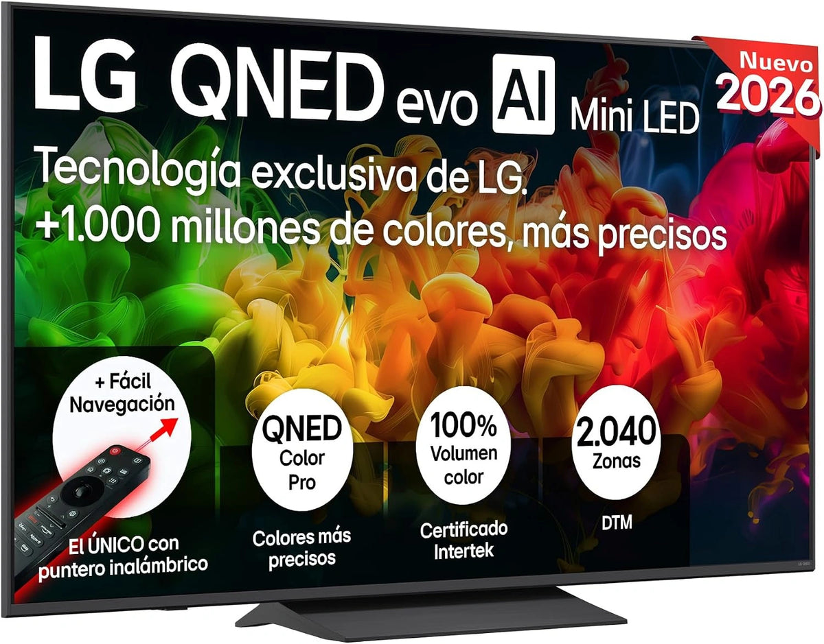 LG Smart TV 65 Pulgadas 4K QNED miniLED 2026
