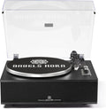 Tocadiscos Hi-Fi Bluetooth de 2 Velocidades con Altavoces y Preamplificador Phono