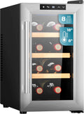 Vinoteca Termoel¨¦ctrica Cecotec para 8 Botellas con Control T¨¢ctil y Eco-Friendly