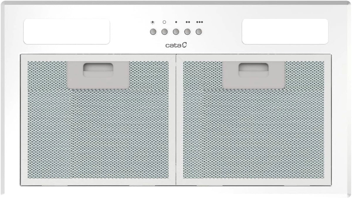 Campana Extractora Integrada Cata GT PLUS 45 WH/M, 3 Niveles de Potencia, Motor BT2, LED, 60 cm, Blanco