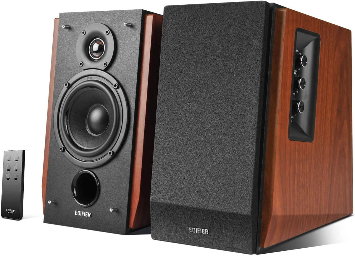 Edifier R1700BT Altavoces Bluetooth 2.0 de Estante con Madera y 66W RMS