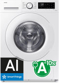 Lavadora Samsung 9KG AI EcoBubble con SmartThings, Clase A, Blanca