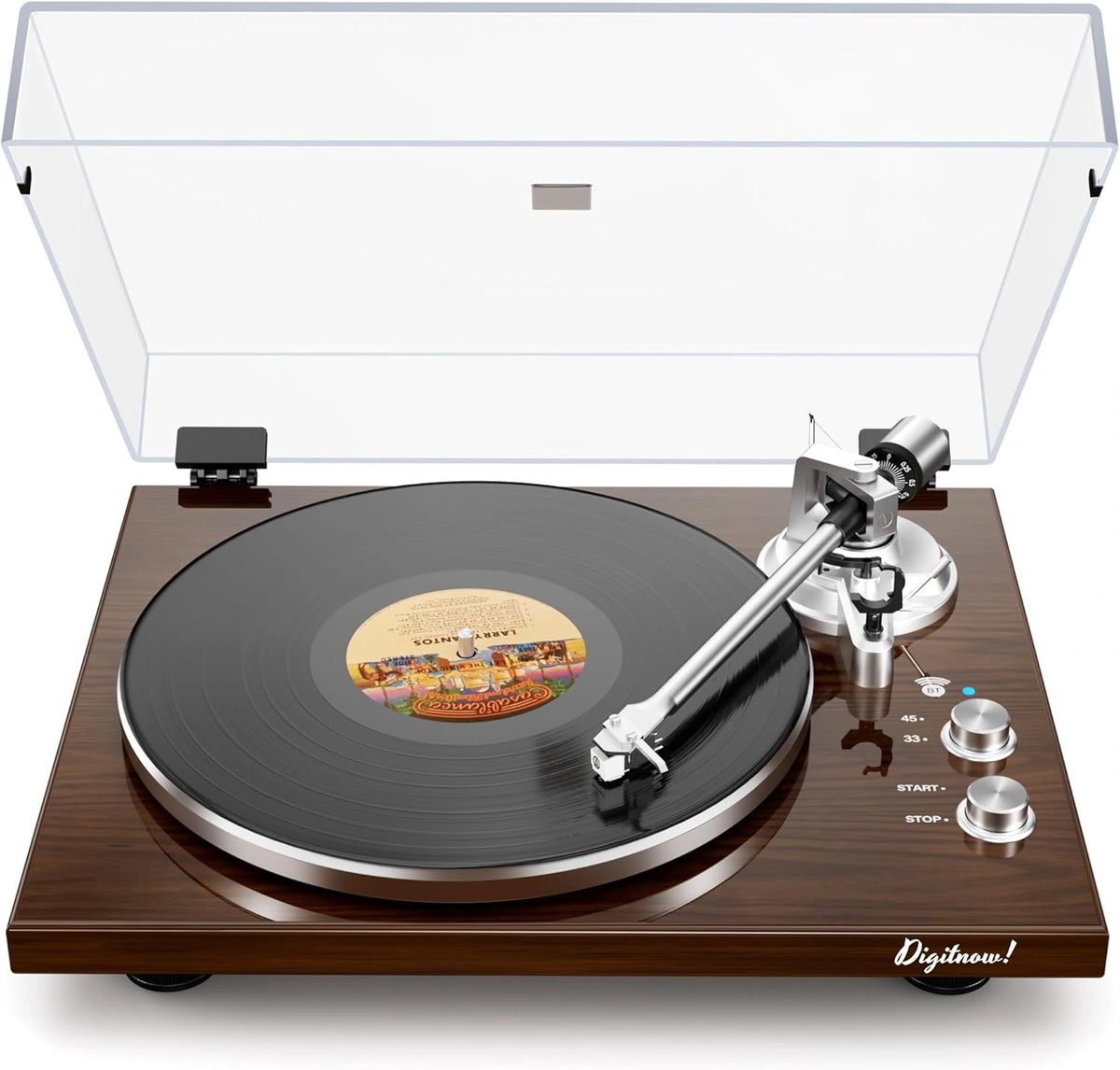 Reproductor de Vinilo con Correa, Bluetooth y Preamplificador Phono USB