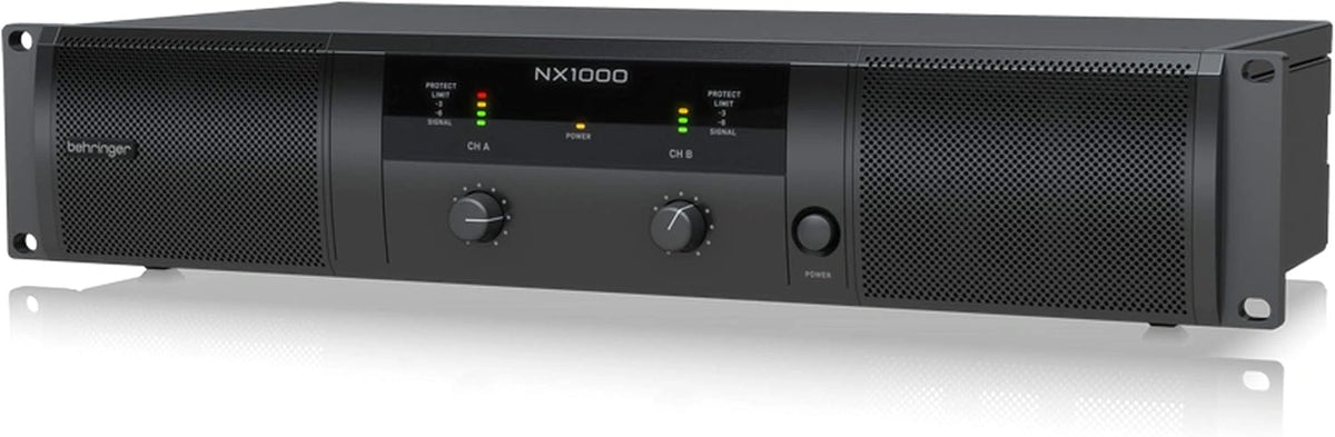 Amplificador Behringer NX1000, 1000W Clase D, Ultraligero con SmartSense