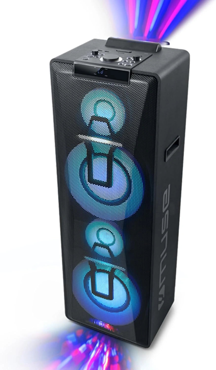 Altavoz DJ Bluetooth MUSE M-1990 con CD, USB y Efectos de Luz, 1000W