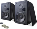 Sistema de Cine en Casa 100W Audio Express B102 - Altavoces de Estanter¨ªa Pasivos Alta Definici¨®n, HiFi, Incluye Gr¨¢fico SPL/Freq, Montaje en Pared, Negro