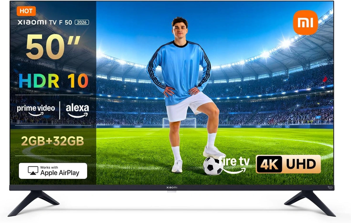 Televisor Xiaomi 50" 4K UHD, Smart TV con Alexa y Fire OS