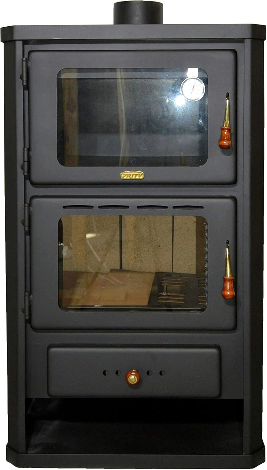 Horno y Estufa de Le?a 14 kW para Cocina y Calefacci¨®n
