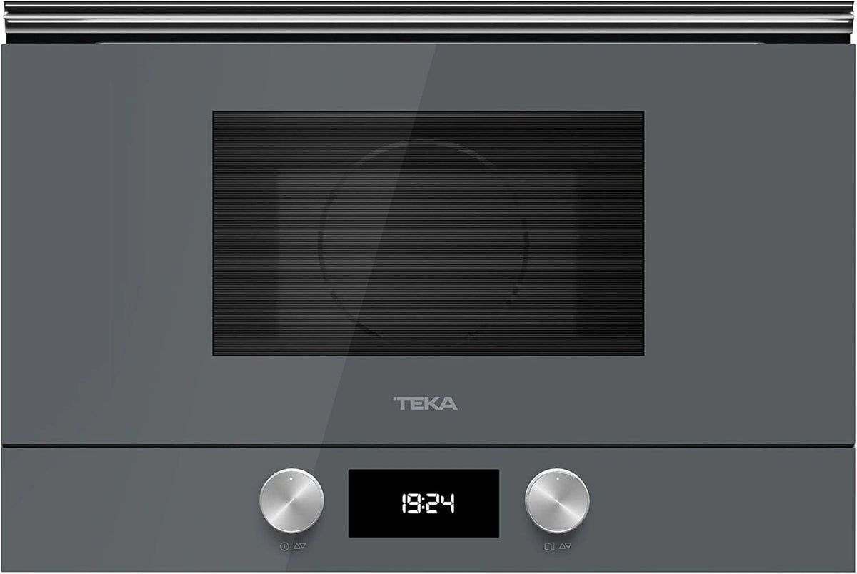 Microondas Integrado Teka Urban Colors, Grill, Base Cer¨¢mica, 5 Niveles, 9 Men¨²s, Cristal Stone Grey
