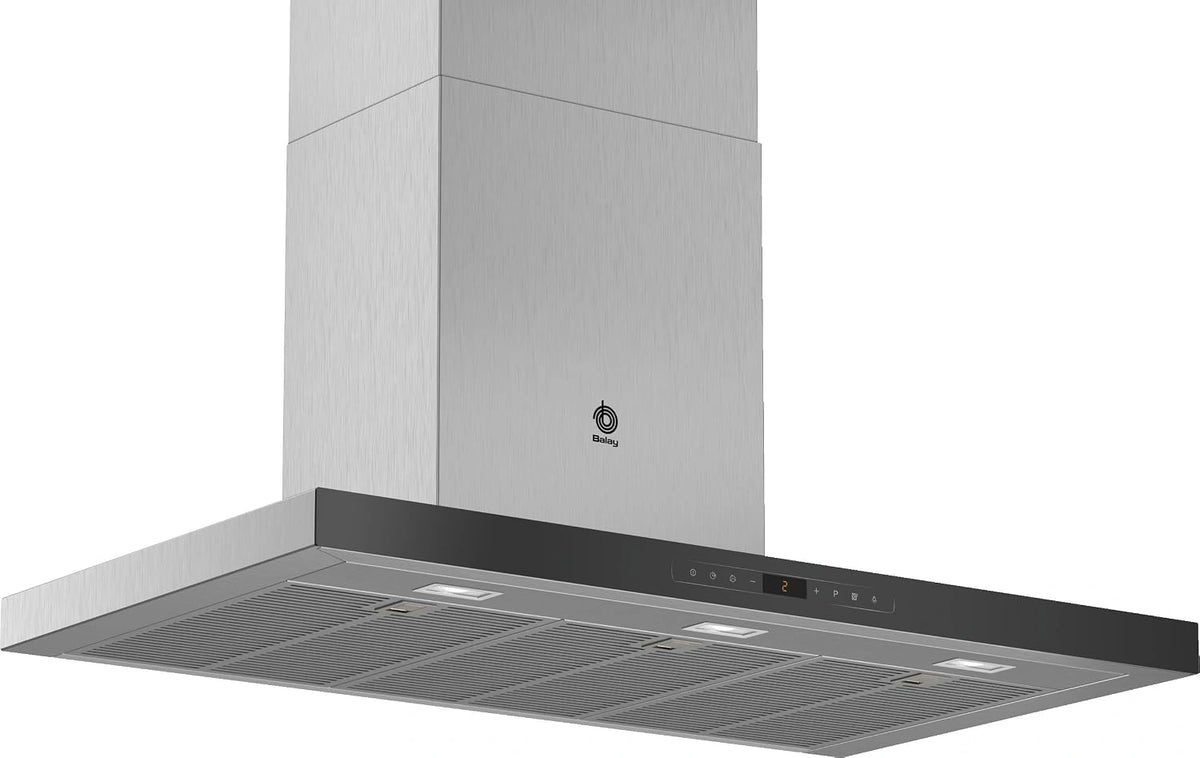 Campana Extractora Balay Inox, 5 Niveles de Potencia, Instalaci¨®n Sencilla, Opci¨®n de Recirculaci¨®n, Modelo 3BC998HNC