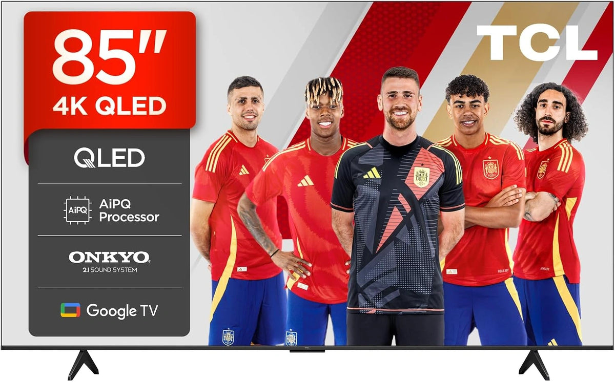 TCL Smart TV QLED 85'' 4K, 120Hz, Dolby Vision, Google TV