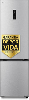 Frigor¨ªfico Combi LG 700 Serie 375L, DoorCooling+, 2.03m, Clase C, Acero Antihuellas