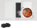 Placa de Inducci¨®n Klarstein 2 en 1 con Extractor, Vitrocer¨¢mica y Campana de Cocina, 391 m3/h, Control T¨¢ctil, Eficiencia Energ¨¦tica A+