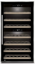 Vinoteca Caso WineComfort 66 Botellas, Dual Zona, LED, Cristal UV, Negro