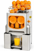 Exprimidor Autom¨¢tico de C¨ªtricos, 120W, Acero Inoxidable, Ideal para Hosteler¨ªa